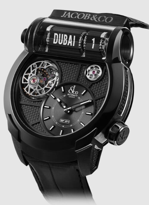 Review Jacob & Co EPIC SF24 TOURBILLON TITANIUM BLACK DLC ES102.21.NS.AA.A Replica watch - Click Image to Close